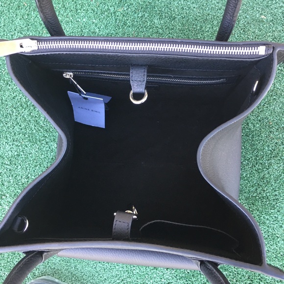 NWT Anine Bing Madison Handbag Leather Black - Picture 14 of 16